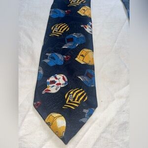 1990’s HOME IMPROVEMENT neck tie. Tim the Tool man Taylor. Work Hats. Vintage.